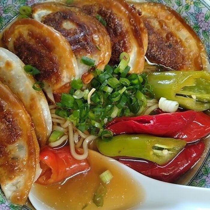 インスタントラーメン餃子