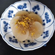 大根のゆずちりめんかけ