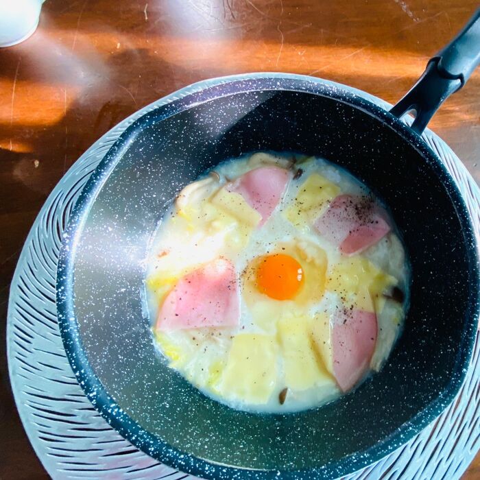 寒〜い時の朝食に!芯からポッカポッカ超簡単ミルクリゾット!