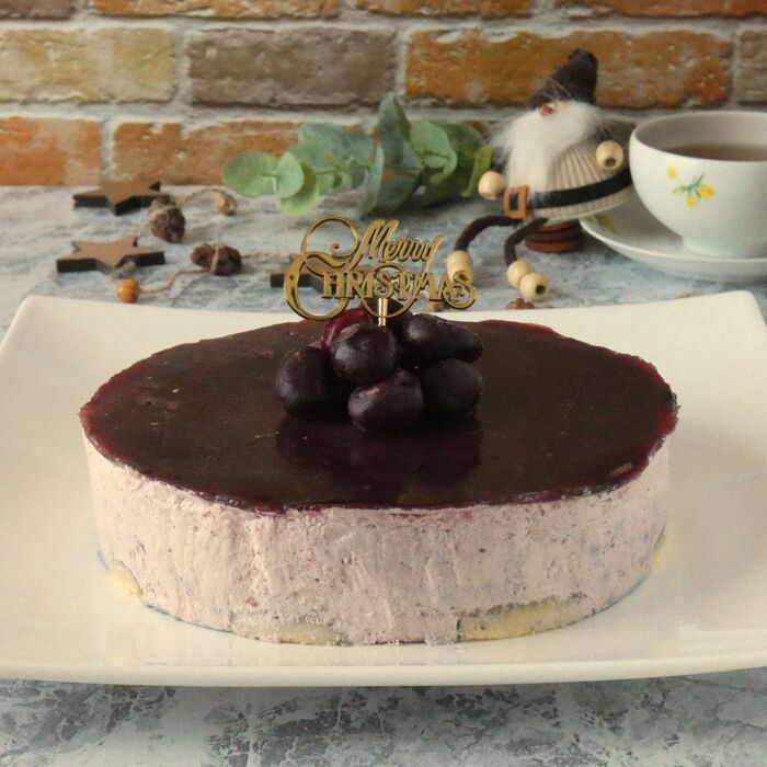 電子レンジで簡単!「チェリームースケーキ」