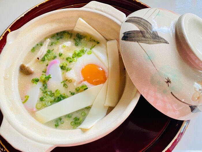 寒い朝にオススメ!卵チーズ味噌おじや