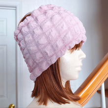 人気のワッフルクロス♡手縫いで作るターバン♡