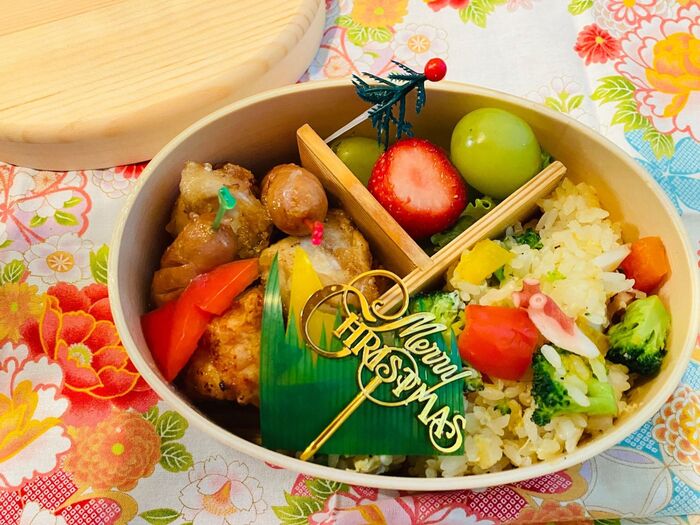 クリスマス風お弁当
