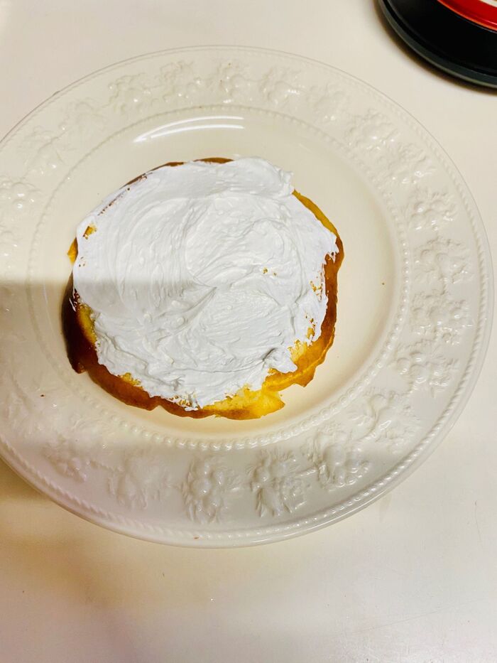 クリスマスケーキのデコレーション