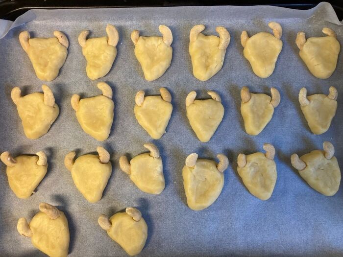 わざと揃えないで、いろんな形の子を作りました♪