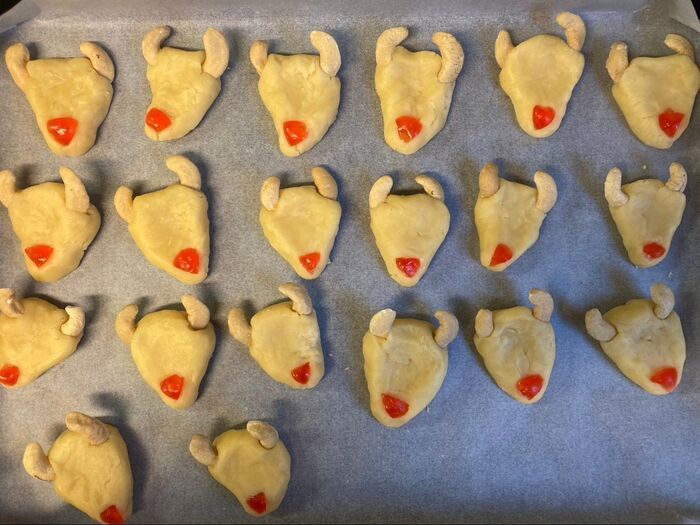 天板に並べるとこんな感じ♪