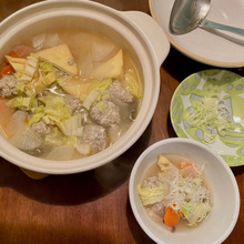 ふわふわ・熱々「さんまのつみれ鍋」