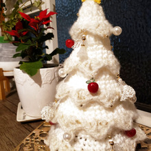 100均毛糸×ビーズのコラボでXmasツリーをDIY