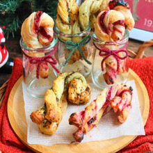 クリスマスのねじねじスティックパイ