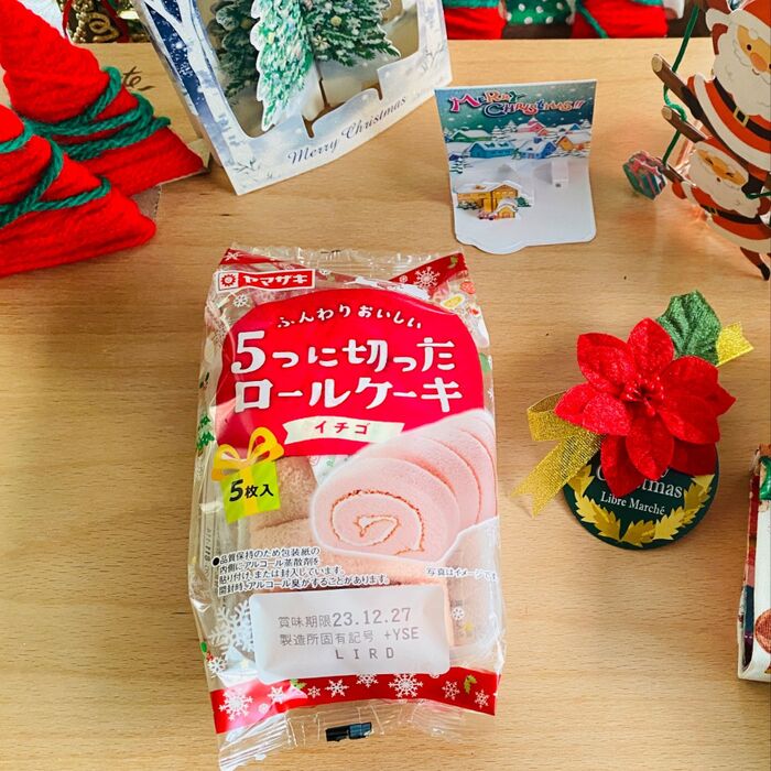 時短!たった3分でできるクリスマスケーキ♪