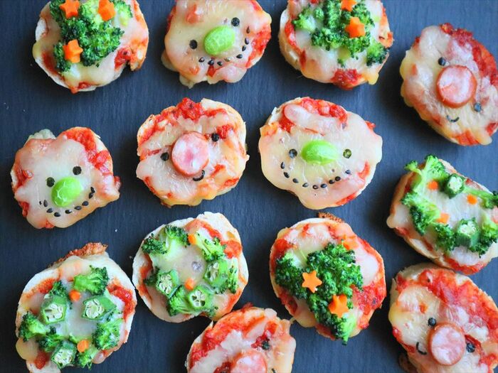 ホットプレートdeクリスマス ピザトースト