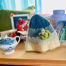 余った毛糸でティーコゼー