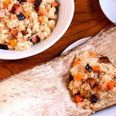 【中華おこわ】便利な野菜だし使用!