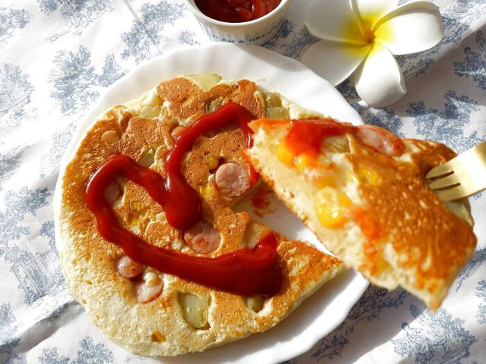 ホットケーキをアレンジ♪楽しい冬休みに♪