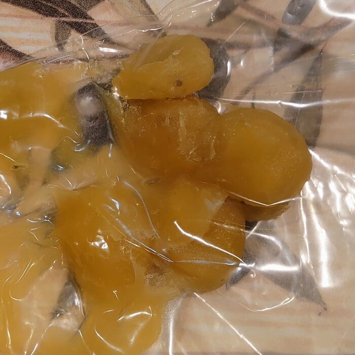 栗と餡を分けるよ