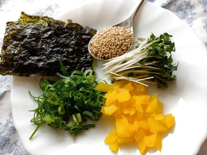 材料をそろえます♪