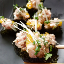 まぐたく軍艦風~♡簡単でおいし~い♪