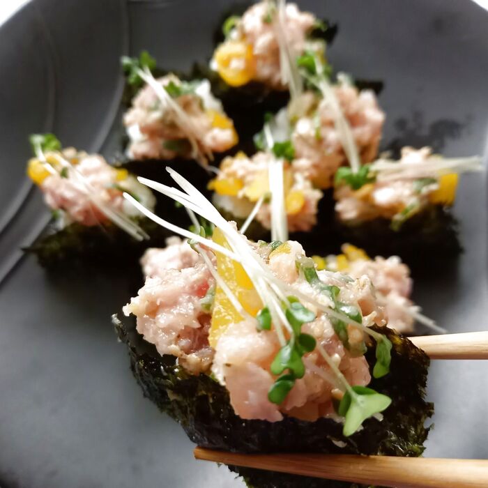 マヨネーズをちょっぴり付けてもOK♪