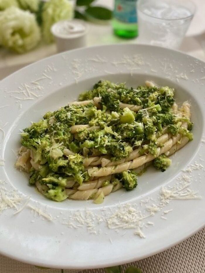 くたくたにするからおいしいブロッコリーのパスタ