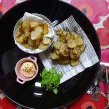 topinamburのchips、 2色のはずが…同じぢゃねえかの巻