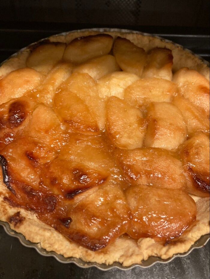 林檎のケーキでは最難関のタルトタタン♪焼けました!
