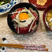 月見山かけてんこ盛り丼