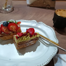 今日のespressoとエクレア【shandian】