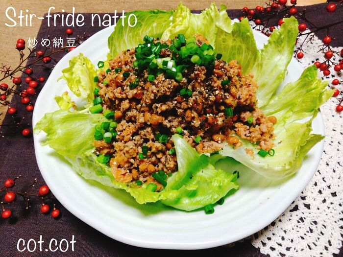 ★白飯が止まらない!!炒め納豆★