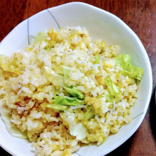 材料は2つ 和風なちりめん炒飯