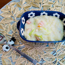 超簡単!餅もチーズもクリーミーなリゾット♪