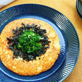 【長芋のふわふわ焼き】便利な野菜だし使用!