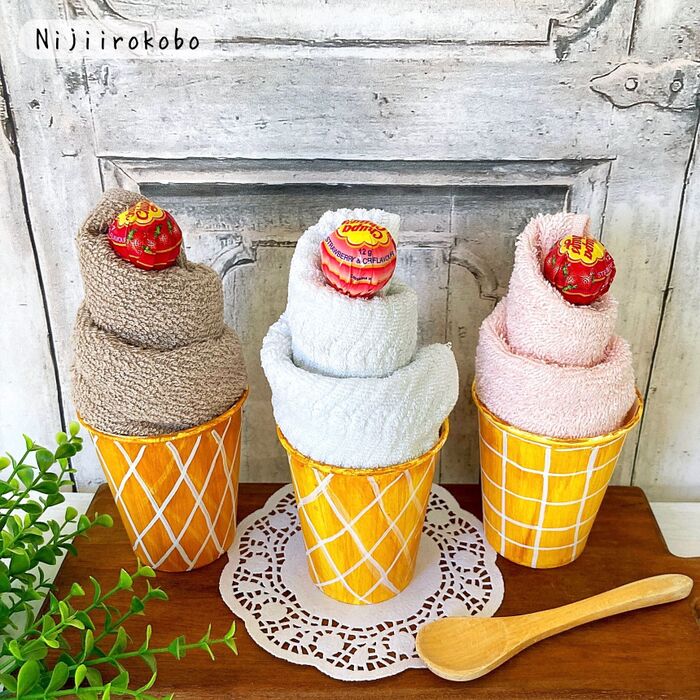 【プチギフト】ふわふわタオルソフトの作り方