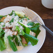 生だって美味しい♪小松菜のシーザーサラダ