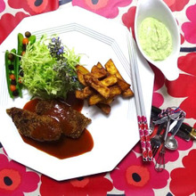 やわらかビーフカツ、こっちぢゃん風味