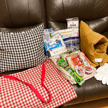 100均材料で手作り防災対策!普段はクッションの防災グッズ入れショルダーバッグ^_^