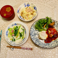 小松菜のクリーム煮