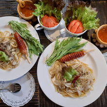 舞茸と新玉ねぎパスタ!アーリオ・オーリオ・ペペロンチーノ