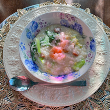 寒い朝にはもってこい!「小松菜たっぷりチーズとろ〜りリゾット」