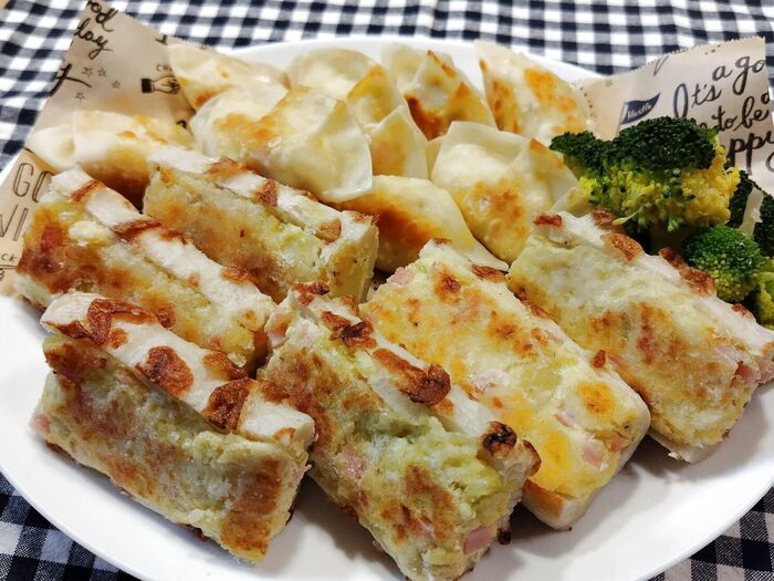 ずっしり!ボリューム満点!おかぽてちくわボート