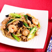 【上海風 海鮮焼きそば】便利な野菜だし使用!