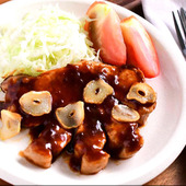 【万能おだしでトンテキ】便利な野菜だし使用!