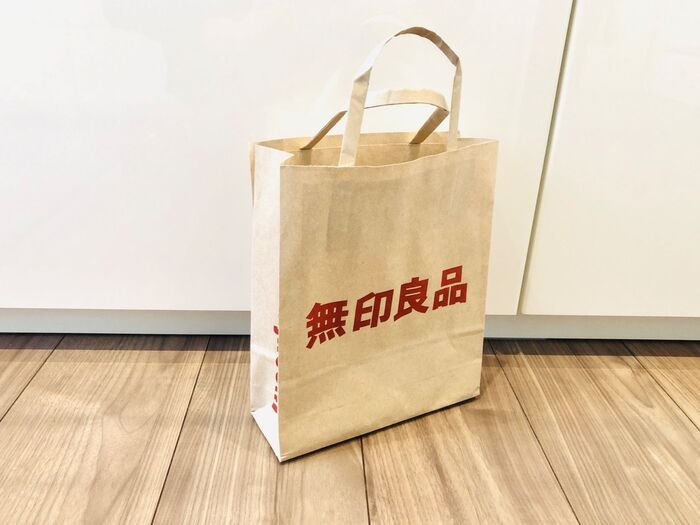 【無印良品】紙袋〈特小サイズ〉ジャストフィットでいい感じ!「そのまま使える」
