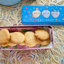 簡単ハンドメイドクッキーを可愛いリサイクル缶に入れる