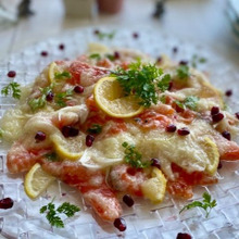 新玉ねぎでフレッシュサーモンの玉ねぎマリネ