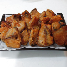 包丁&まな板いらず!ブリの竜田揚げ。