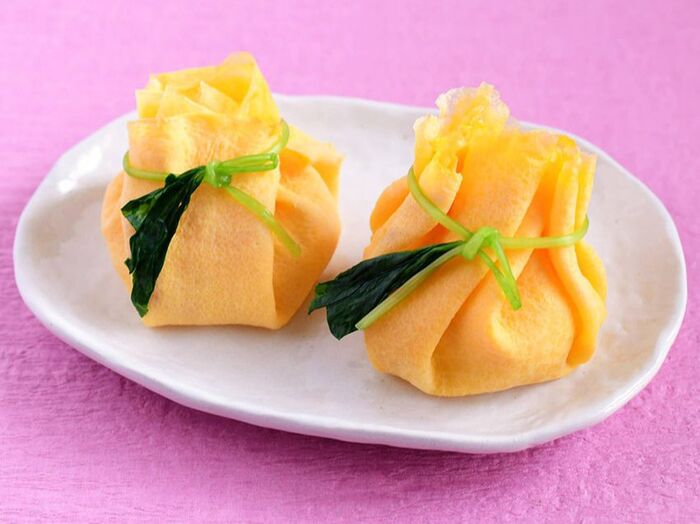 【巾着寿司】便利な野菜だし使用!