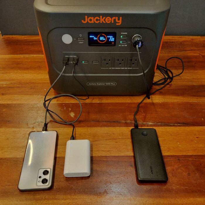 使ってみた⑤スマホ等の充電