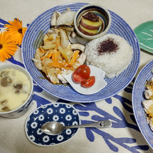 茶碗蒸しも炊飯器におまかせ♡炊飯器マジックで主食とおかず4品が一気に完成!