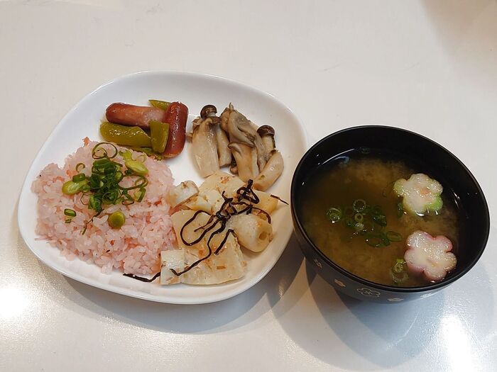 炊飯器で一気に4品!春感じるワンプレート!