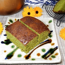 我が家で語り継ぐ炊飯器抹茶カステラ♡抹茶味♡できたて最高ですー!